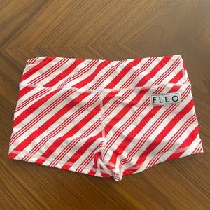 Fleo Candy Cane Shorts Size M